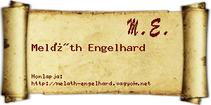 Meláth Engelhard névjegykártya